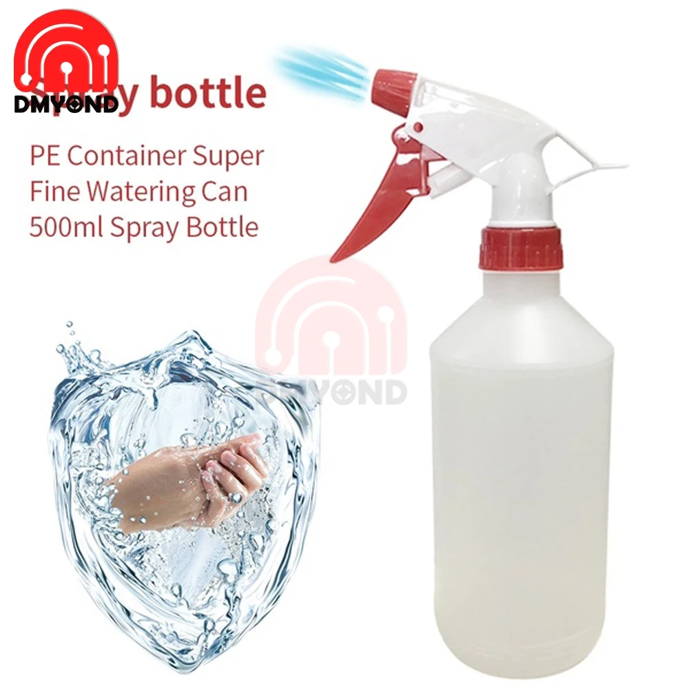 

PE контейнер супер тонкий полив банка 500 мл дезинфицирующий спрей бутылка для гостиницы дома ручной триггер для распылителя