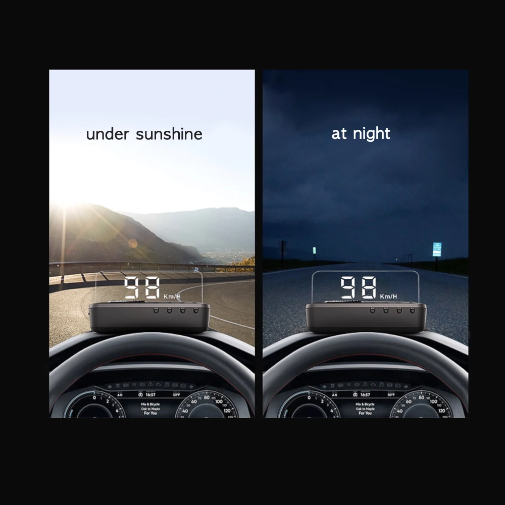 Vjoycar V81 GPS Head up display HUD Mirror Car Speed Projector автоматический измеритель скорости KMH/KPM