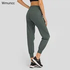 Wmuncc 2022, летние женские спортивные штаны, джоггеры, тянущиеся, свободные, для тренировок, йоги, брюки, быстросохнущие, для фитнеса, для спортзала, дышащие, спортивная одежда