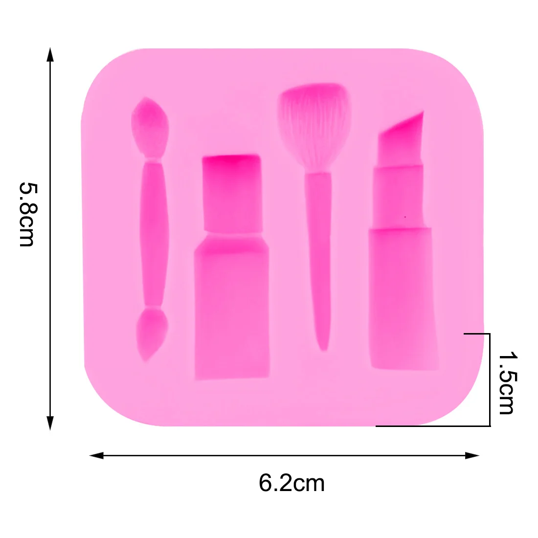 DIY Инструменты для украшения торта инструменты макияжа силиконовая форма губная