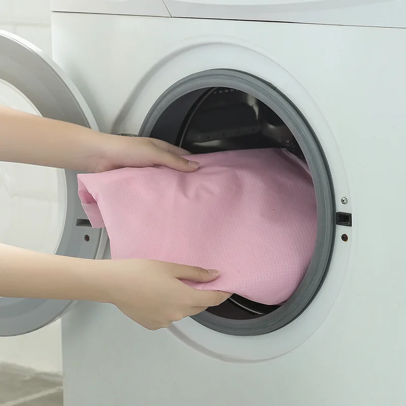 

Closet Organizer 130g Simple Pure Color Wrap Clutter Storage Bag Zip Lock Plastic Bag Luggage Organizer Oxford Quilt Storage Bag