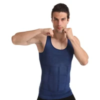 new hot sale men slimming shaper posture vest corset body shaper vest shapewear high compression shirt abdomen chest slim shirt