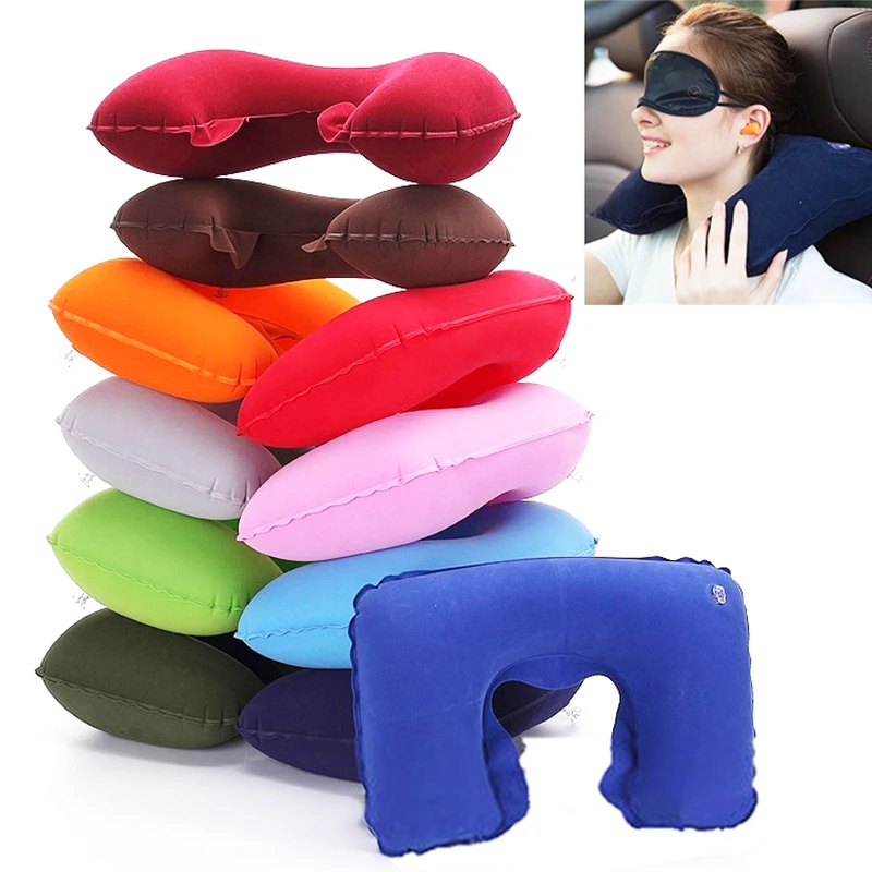Новинка 1 шт. надувная подушка воздушная для ухода за полетом отдыха на шее мягкая