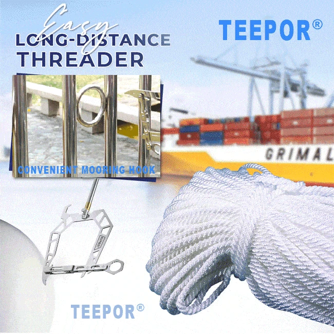 

Isfriday Teepor Easy Mooring Threader Stainless Steel Original Mooring Boats Easily Long-distance Threader Accessories