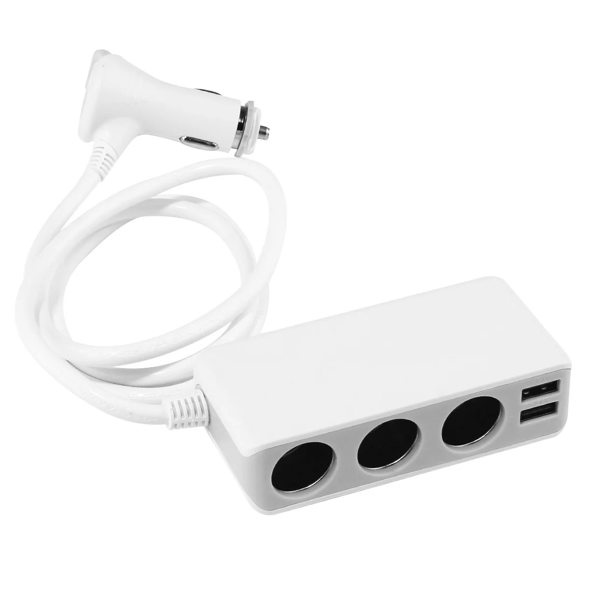 

Автомобильное зарядное устройство 4 порта USB зарядное устройство вольтметр с 3-сторонним разветвителем розетка для автомобильного прикурив...