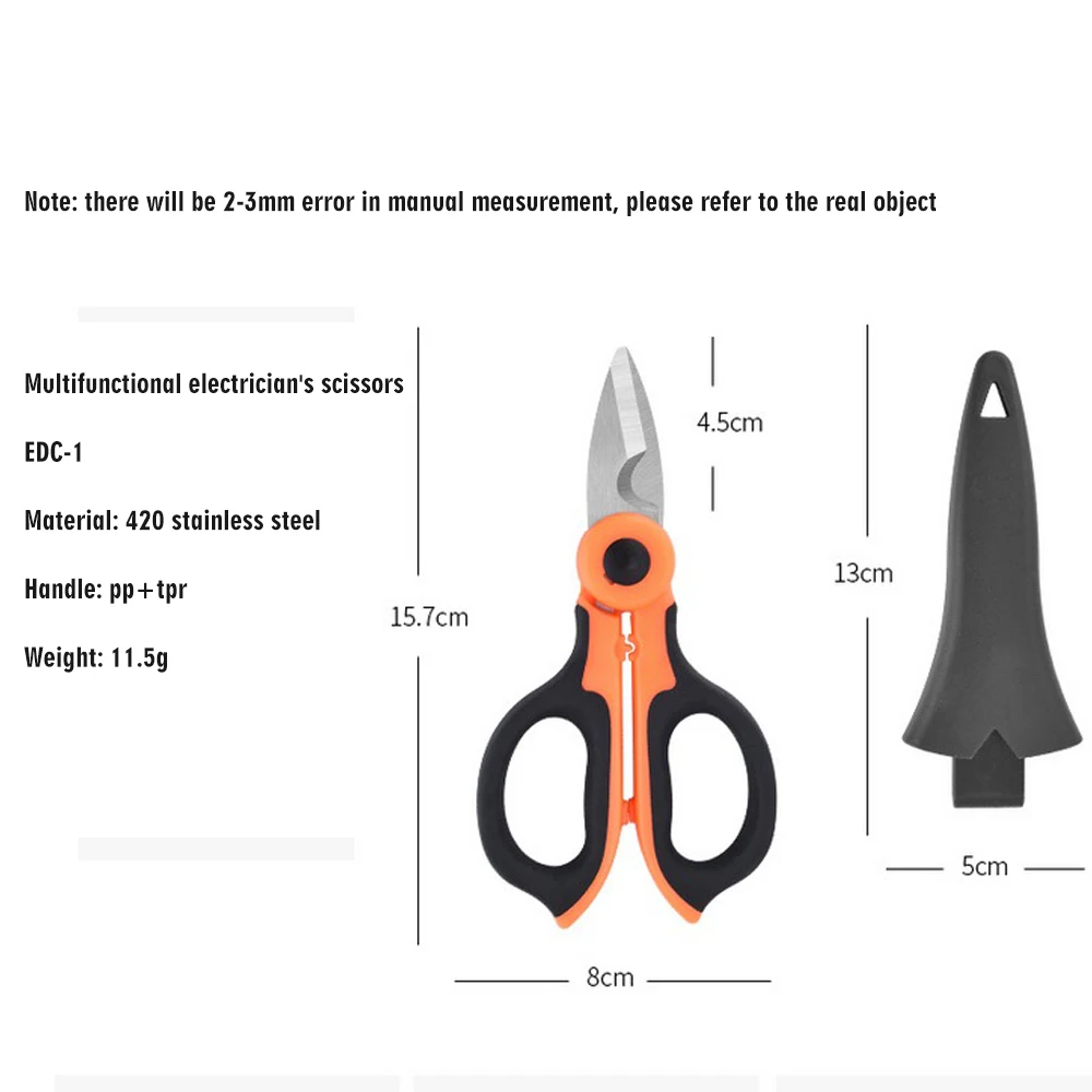 Multifunctional electrician's scissors trunking tin snips gardening household cut fruit trees |