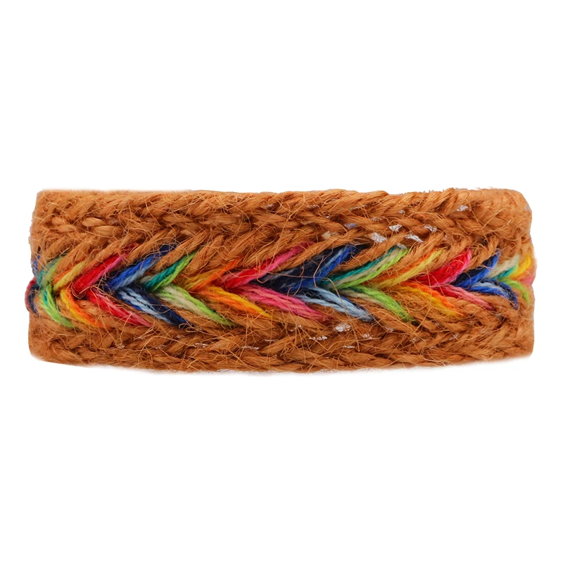 ИмэйСон Модные многослойные браслеты из канатов и гемпа разноцветные на запястье для мужчин, подарки на день рождения.