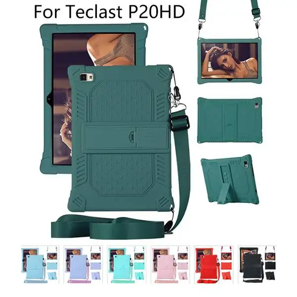 Чехол-подставка для Teclast P20HD M40 10 1 дюйма силиконовый чехол с защитой от падения со