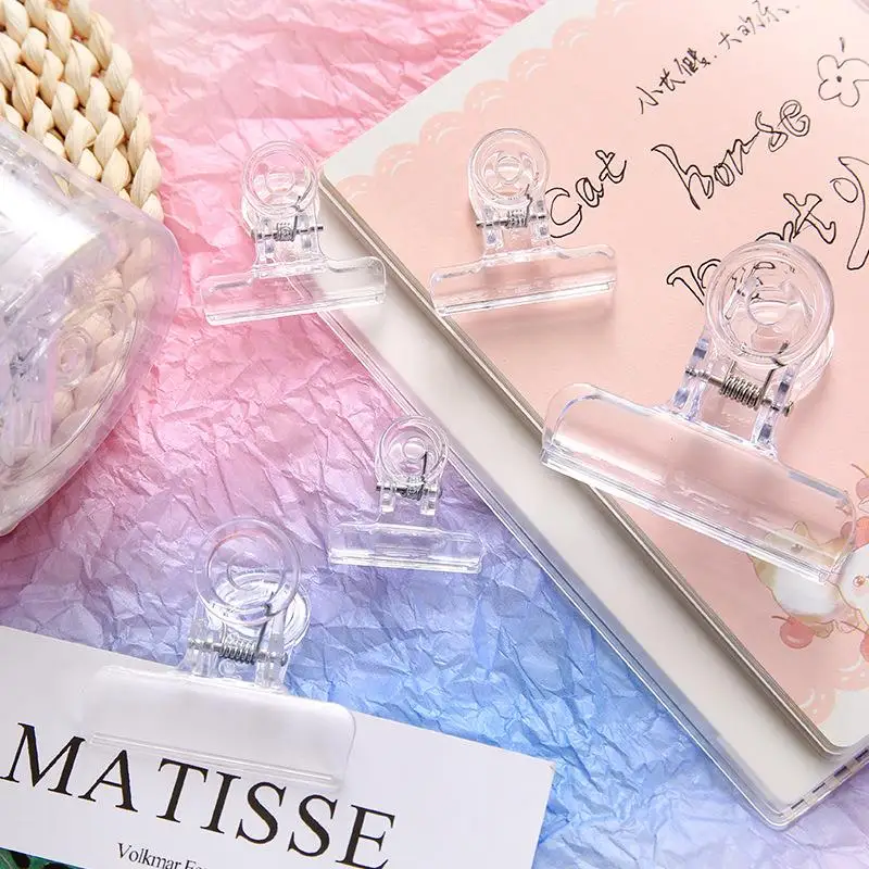 

Зажимы пластиковые прозрачные для бульдога, 10 шт.