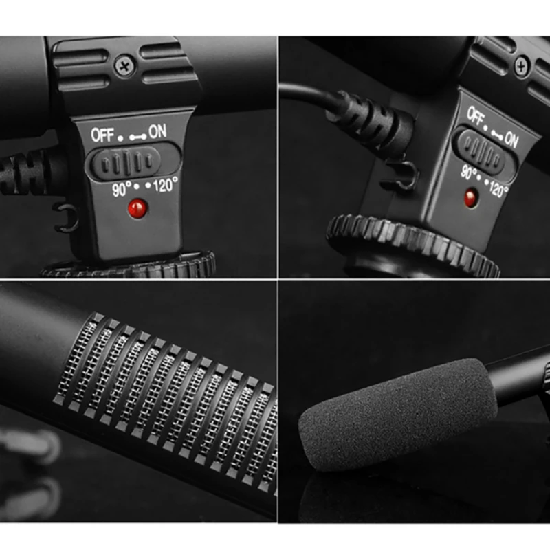 MIC-05/MIC-01 профессиональный микрофон Гиперкардиоидный микро поддержка камеры ПК Запись микрофон Hifi 3,5 мм разъем микрофон