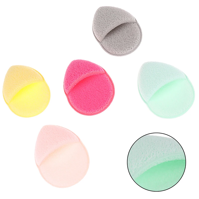 1pc Konjac Sponge Cosmetic Puff Water Drop Shaped Make Up Face Wash Cleaning Tools Random |