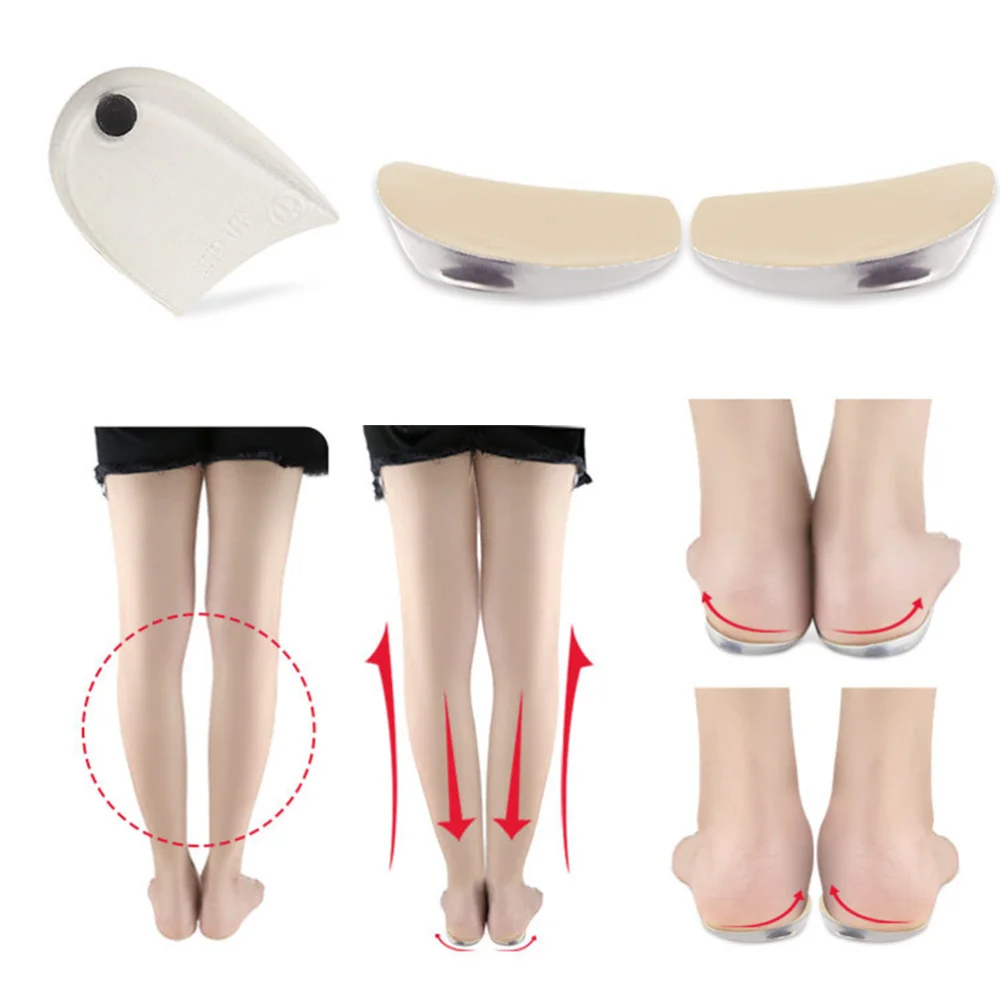 

2 Pairs O/X Leg Heel Corrected Pad Orthotic Back Insole Magneto Plate Orthotics Heel Pads Practical Orthotic Insoles for Adults