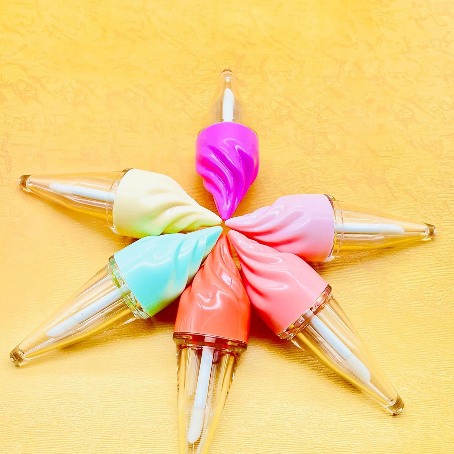 5 шт косметика парфюмерия диспенсер мл мороженое в форме конуса пустой Пластик