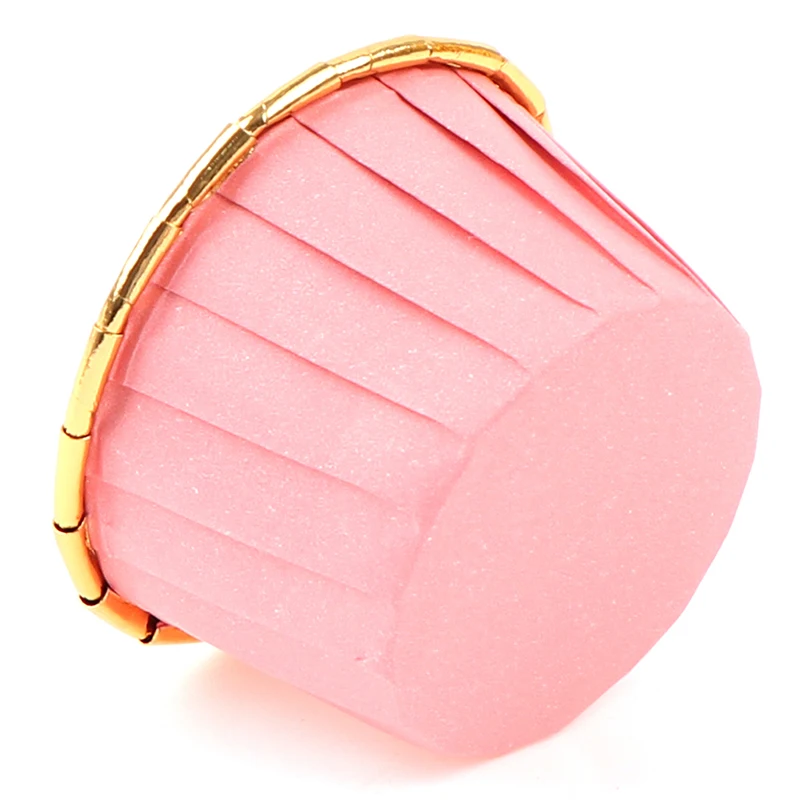 50 шт./упак. 4 Цвета кекс вкладыш обертки для пирожных выпечки чашки лоток чехол