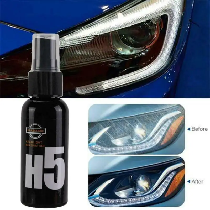 

30ml Car Headlight Repair Agent H5 Headlight Restoration Oxidation Liquid Kit Headlight Polishing Anti-scratch Maintenance