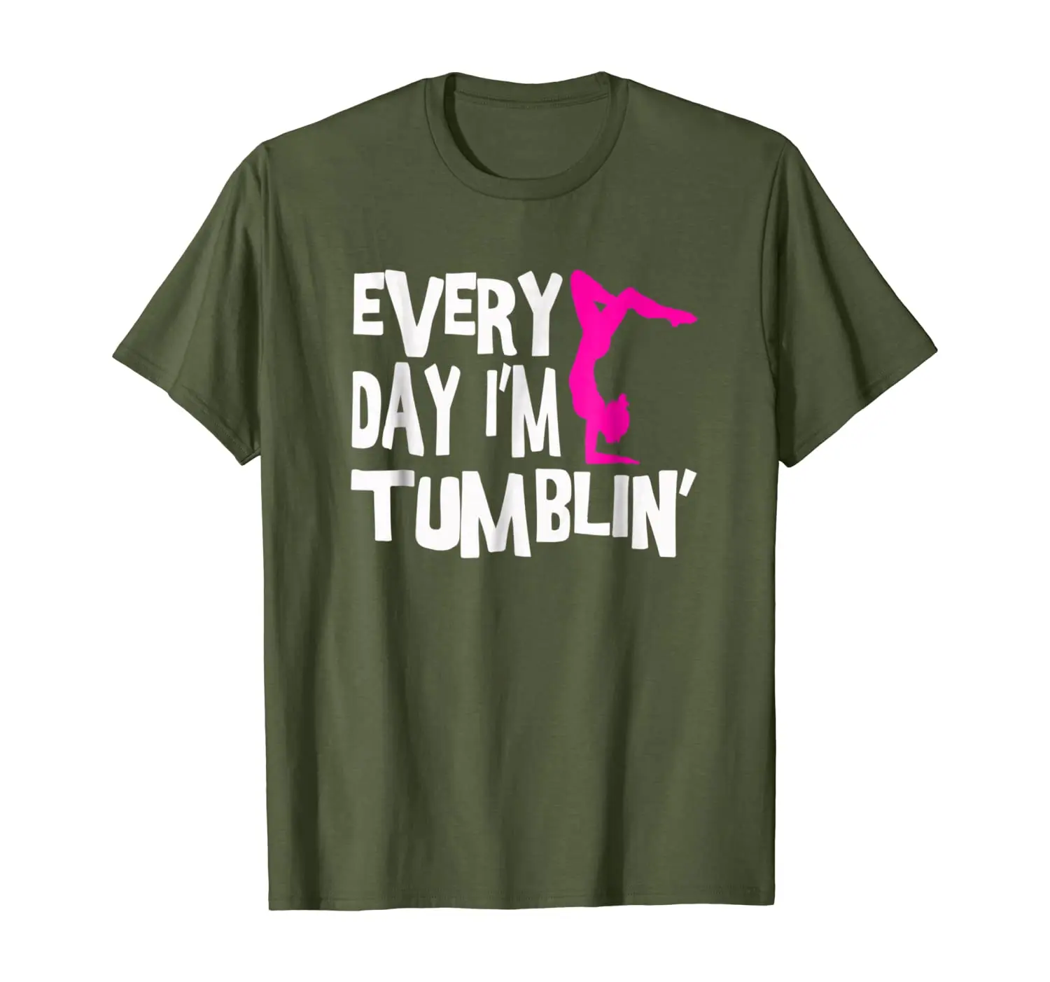 

Every Day Im Tumbling Gymastics Cheer Trampoline Shirt Gift