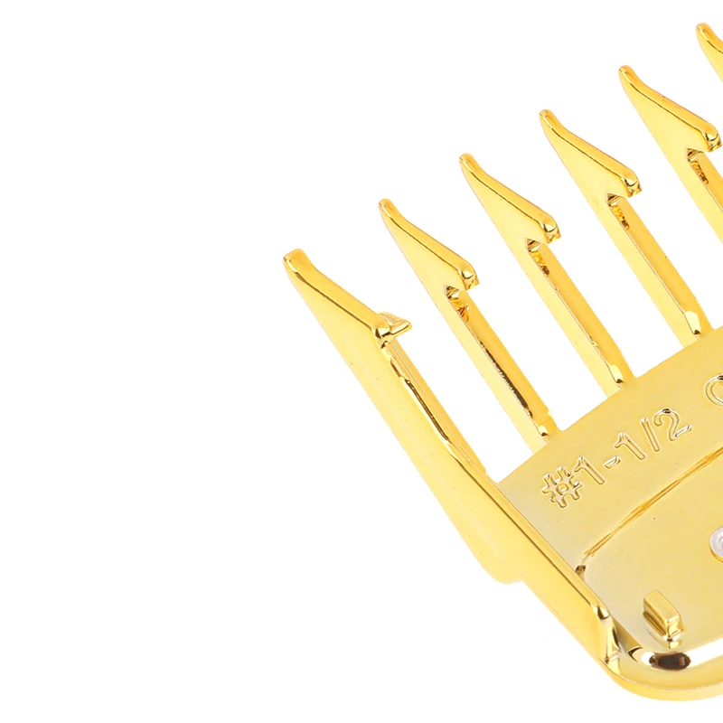 

1.5+4.5mm Gold Hair Clipper Cutting Guide Limit Combs Attachment Barber Groomer