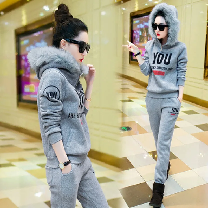 Комплект из двух предметов женской одежды 2021 новая зимняя одежда в Корейском