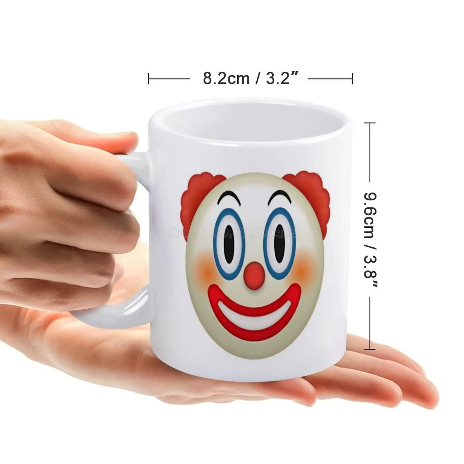 Белая керамическая кружка клоуна креативная мем Забавный | Кружки