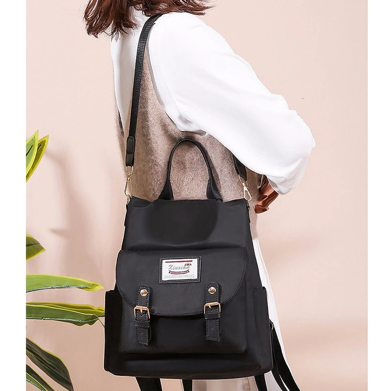 

LIKETHIS Brand Backpack Shoulder Bags 2020 Black Bagback School Bag Anti-theft Fashion Plecak Mochila Escolar