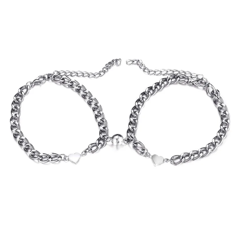 

2 шт., женские браслеты серебряного цвета в стиле панк