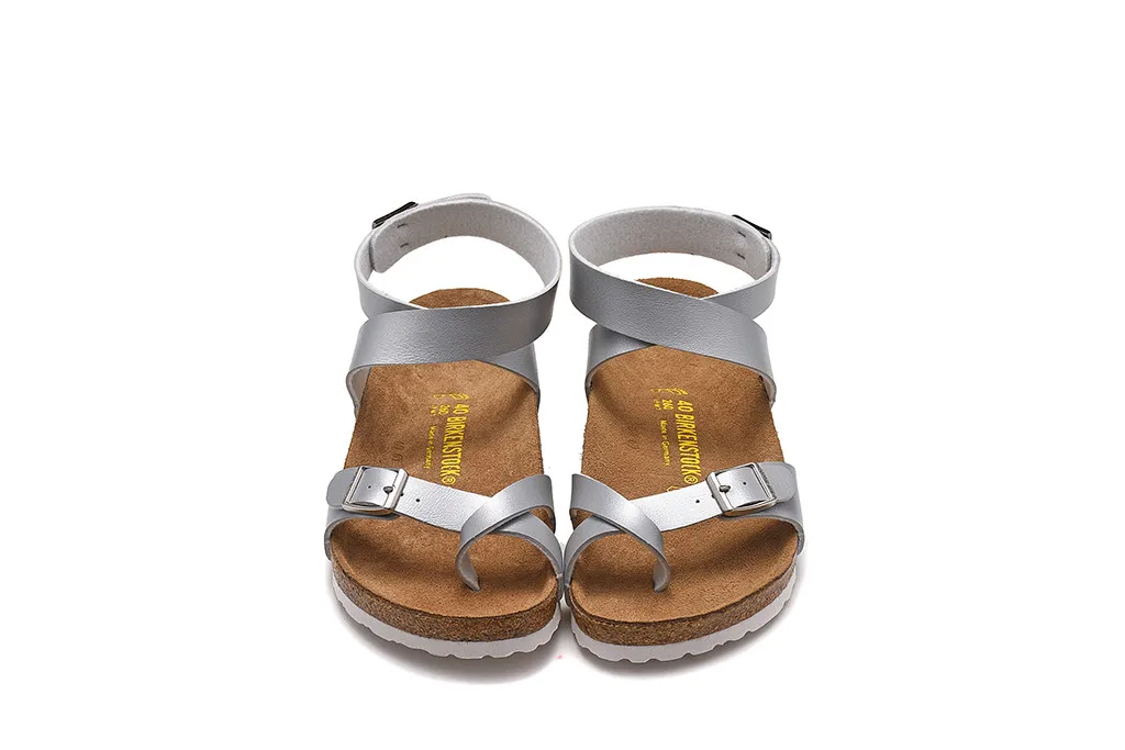 Birkenstock Zurich Athen Лидер продаж летние женские сандалии на плоской подошве пробковые