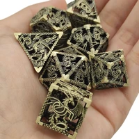 new type of zinc alloy metal hollow dragon dice dnd role playing rpg mtg dungeon dragon board game entertainment dice