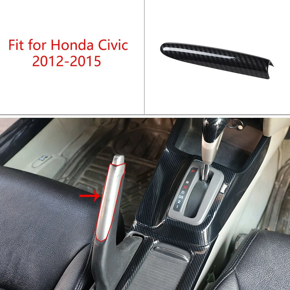 

Sleeve Shifter Hand Brake Cover Trim Car DIY For HONDA CIVIC 9TH 2012-2015