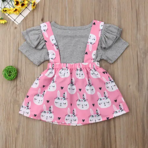 Новые модные детские нагрудники для новорожденных девочек топы с милым кроликом