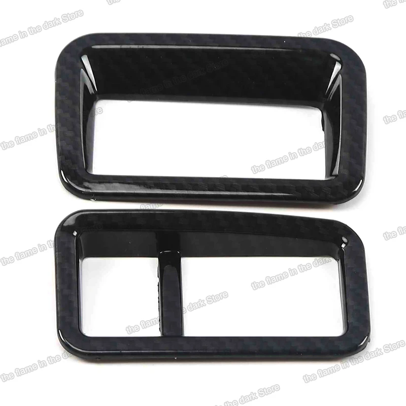 Lsrtw2017 углеродное волокно Автомобильная фара регулирующая рамка хромированная