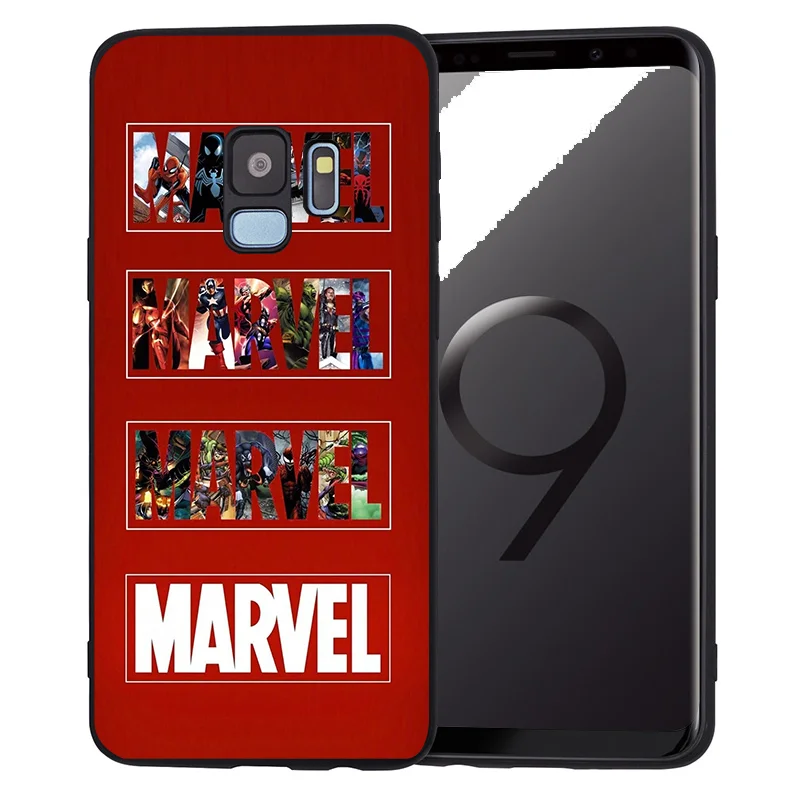 H1250 С принтами "Marvel", "Мстители", для Samsung Galaxy S6 S7 край S8 S9 S10 Plus Note 8, 9, 10, A30 A40 A50 A60 A70 M10 M20 чехол для телефона etui - Цвет: H1250