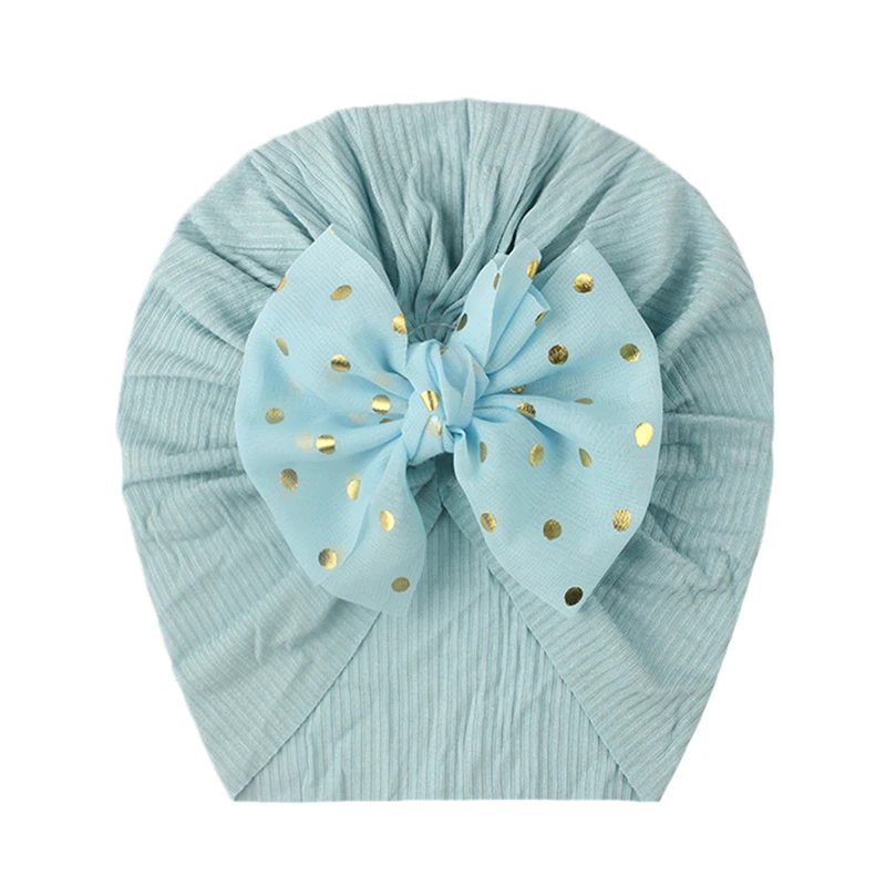 

Newborn Baby Hat Headbands Baby Boys Girls Solid Bow Knotted Hat Beanie Headwear Accessories Infant Girls Soft Turban Head Band