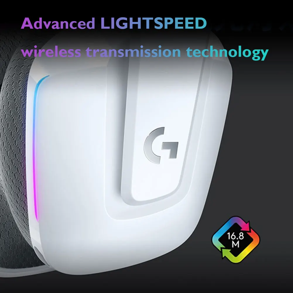 

Logitech G733 Wireless Headphone Rechargeable DTS X2.0 7.1 Surround Sound LIGHTSPEED Gaming Headset KDA Limited Edition Earphone