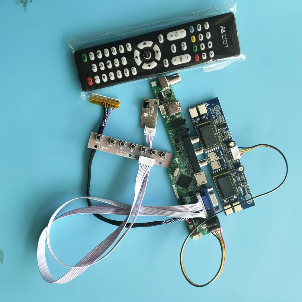 Комплект для контроллера LM170E03 TL 1280x1024 30pin плата с 4 лампами дисплеем удаленной