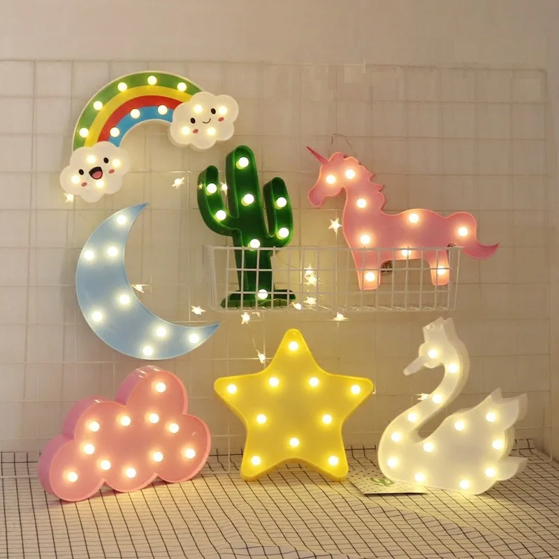 

2 Battery 3V 10 Chrismas Fairy Lights Led Decoration Garland Decoration Christmas Lights Outdoor Night Lights Flamingo Led Lamp
