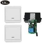 433 315 пульт дистанционного управления Переключатель AC 110 В 220 в 240 в 85-260 в светильник ПА Светодиодная лампа беспроводные переключатели коридор комната настенная панель Переключатель