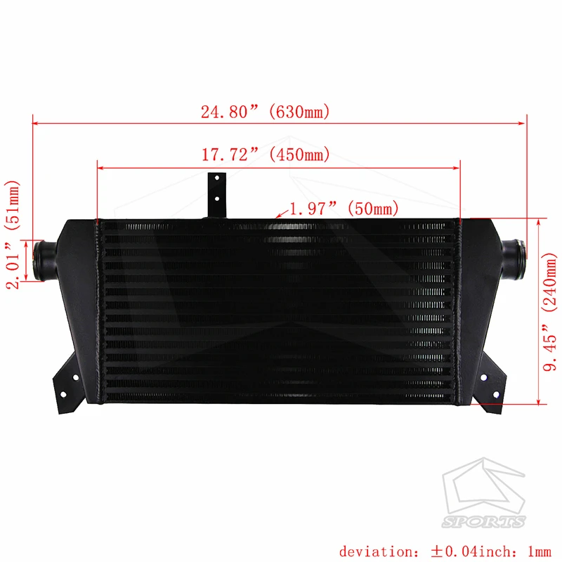 Модернизированный комплект интеркулера с передним креплением подходит для 96 01 V *