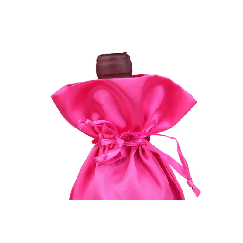 50 шт. атласная сумка на шнурке Шелковый мешочек для ювелирных изделий