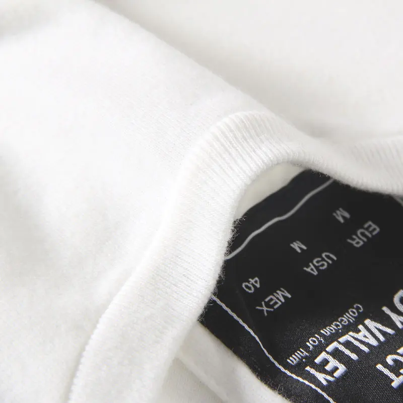 

Summer New Men's Short Sleeve T-Shirt 100% Cotton O-Neck High Quality Letter Embroidered Comfortable And Breathable Tops C106