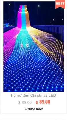 5 комплектов 10 шт./компл. светодиодный Метеоритный дождь трубы RGB рождественские декоративные огни 80 см 50 см Smd2835 семь цветов Ac85-265V