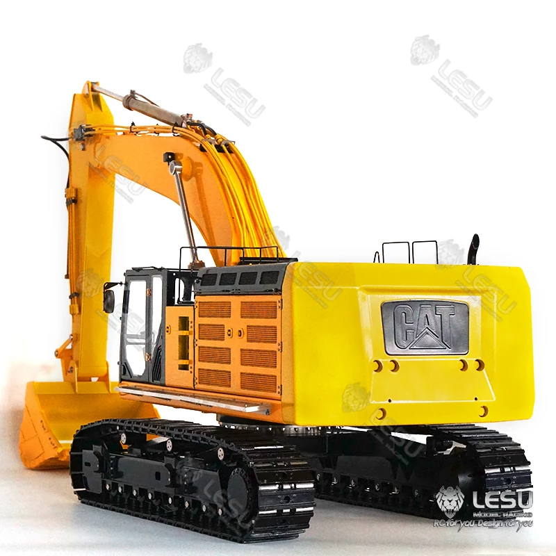 LESU 1/14 масштаб Картер 374F тяжелый экскаватор Полный металлический грузовик комплект Автомобильный радиатор треков звездочки в разобранном виде не окрашены DIY