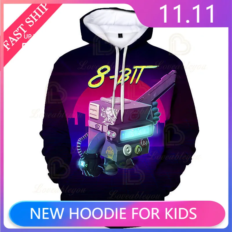 

Brawings Shoot Pam and Star, Sudaderas Children Kids Hoodie Spike Game 3d Sweatshirt Boys Girls Tops Hoodies Baby Clothes