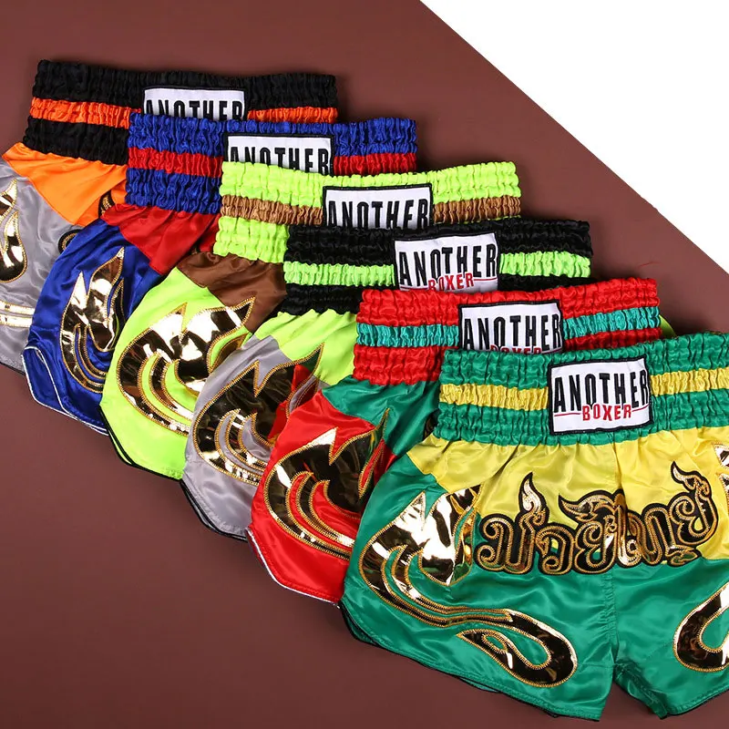 Взрослые детские тайские брифы для фитнеса боевые искусства боксерские шорты Bjj