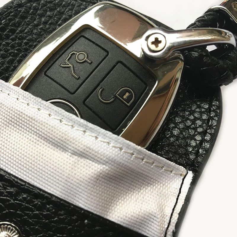PU Faraday ключи RFID сигнальный блокатор чехол противоугонные сумки без ключа Автомобильный ключ чехол для ключа для защиты конфиденциальности BAG1070