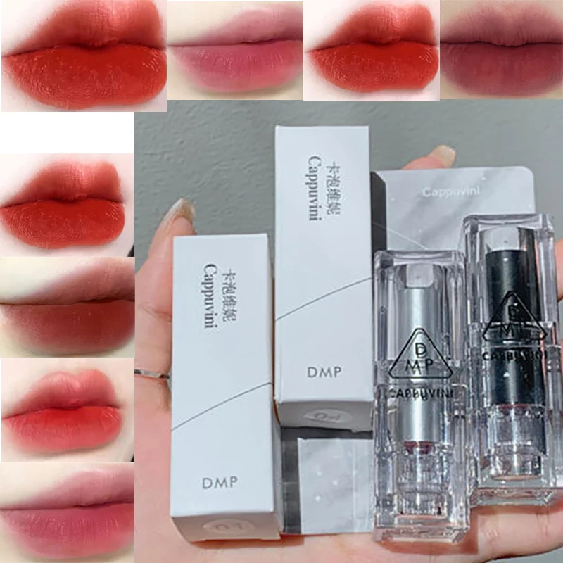 

Red Rose Peach Lipstick Long Lasting Moisturizing Velvet Matte Lipsticks Waterproof Makeup Lip Stic