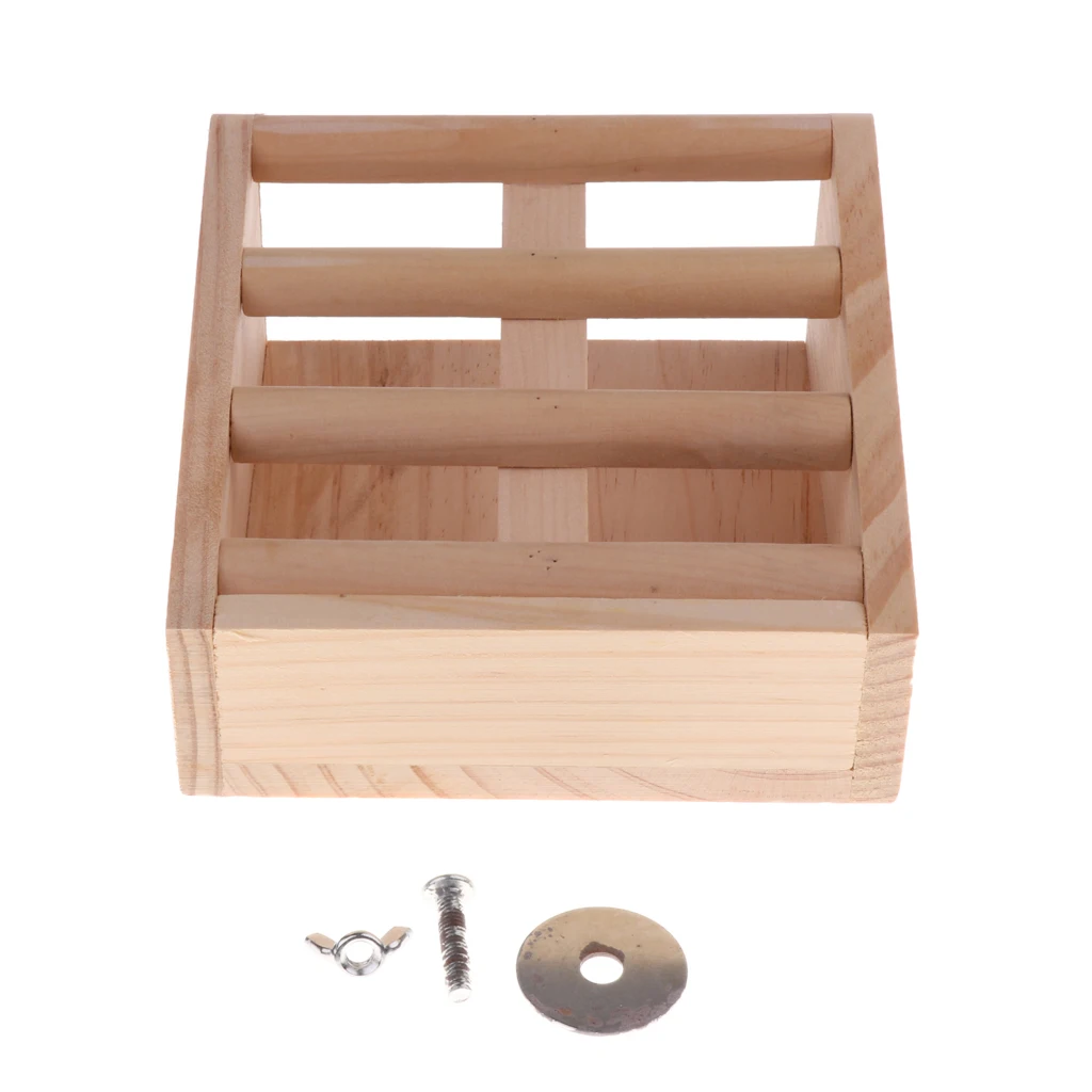 Wooden Hay Feeder Rack 15.5x8x15cm- Manger for Rabbit Guinea Pig Chinchilla And Other Small Animals |