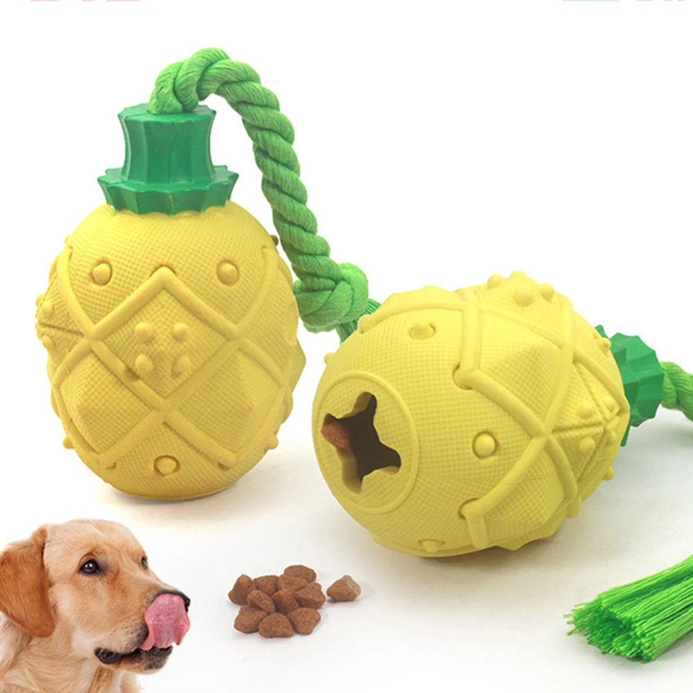 

New Pet Toys Medium Dogs Chewing Toys Natural Rubber Interactive Balls Food Leaking Balls Teeth Cleaning Outdoor Playing Product