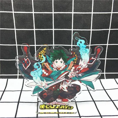 17 Аниме My Hero Academy брелок Midoriya izku All Might Bakugou Katsuki Todoroki Shoto Милый Забавный мультяшный акриловый брелок ювелирные изделия - Цвет: 17