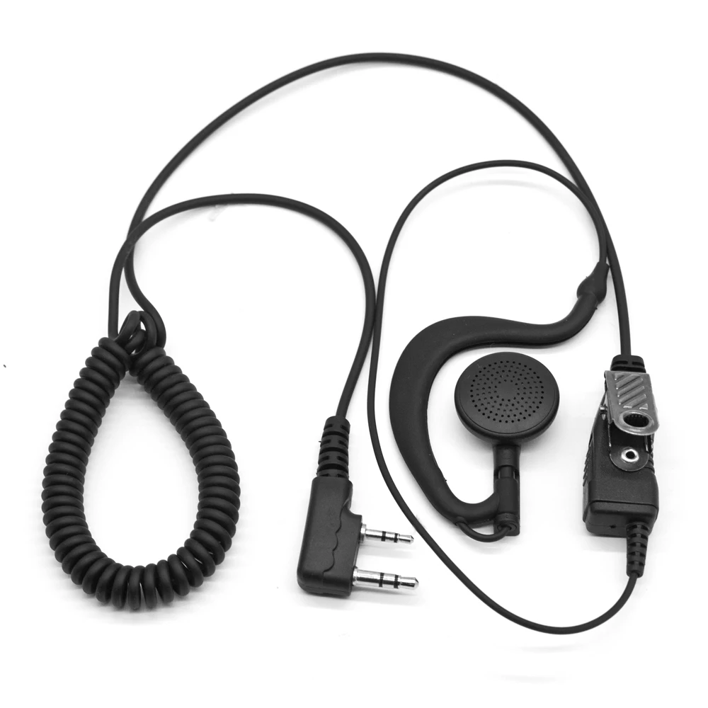 

Single Wire Earhook G Shape Headset for Baofeng UV-5R BF-888S UV-82 Walkie Talkie