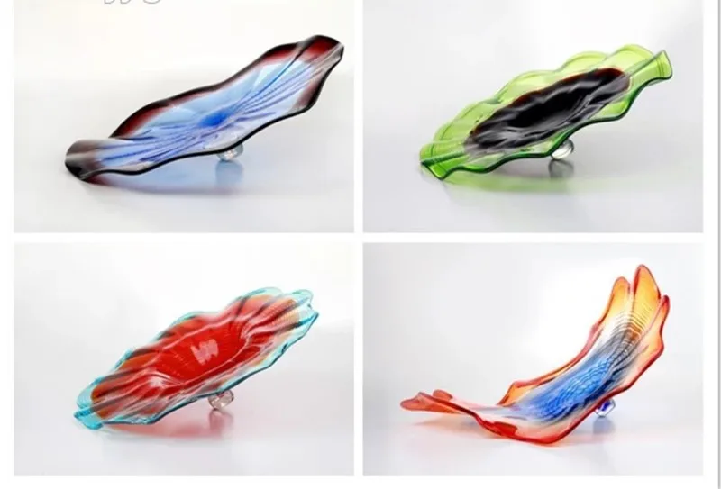 Новинка 2018 выдувные вручную стеклянные подвесные пластины Dale Chihuly настенные